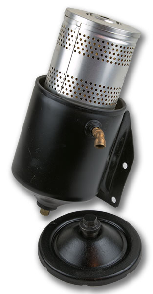 Canister oil filter from the 1950s