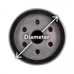 measure diameter of oil filter to find your FilterMag size