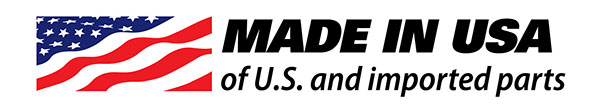 Made in the USA of U.S. and imported parts.